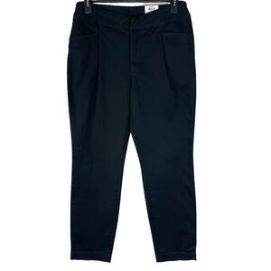 INC International Concepts SZ 12 Tapered Jeans Stretch Pockets High-Rise Black